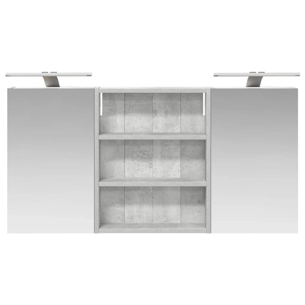 Set di Armadi da Bagno con lo scaffale 3 pcs 100 x 10,5 x 50 cm