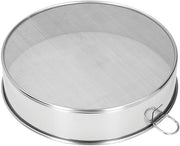 Filtro a Sostegno Ronde - 80 Mesh - Coating Antiriflesso - Maniglia Ergonomica - 304 Acciaio Inox - Zeffo Anticorrosione