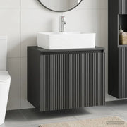 Set di mobili per il bagno Nero Legno ingegnerizzato 3404321