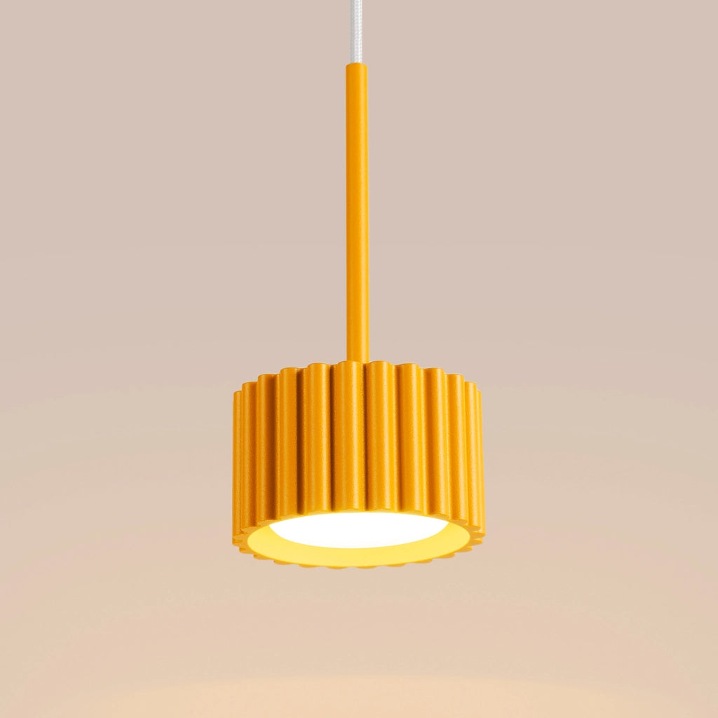 Lampada a sospensione AURA 1 giallo Gx53