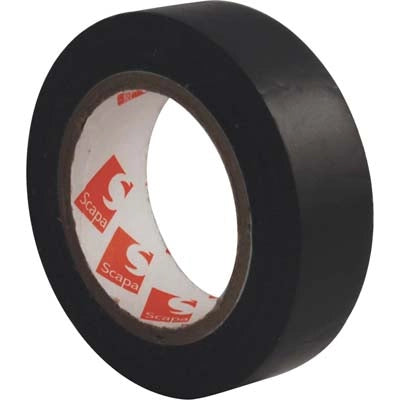 NASTRO PVC ISOLANTE SCAPA - NERO MM 25 ML 25- 8 pezzi