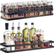 Organizzatore per spezie, Kit di organizzazione per la cucina, Raccoglitore per spezie da appendere, Set da 2 pezzi