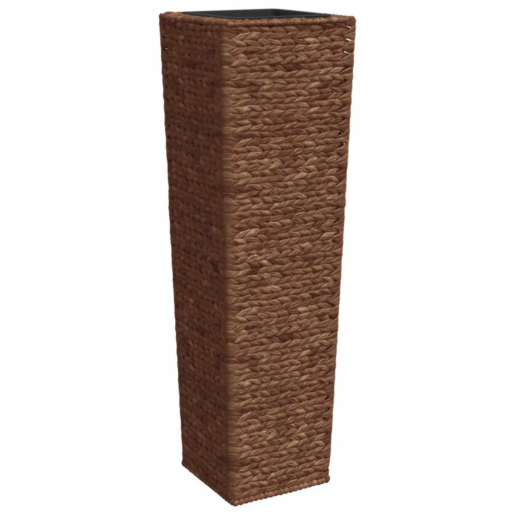 Letti Rialzati 3 pz in Giacinto Intrecciato Marrone Scuro 45569