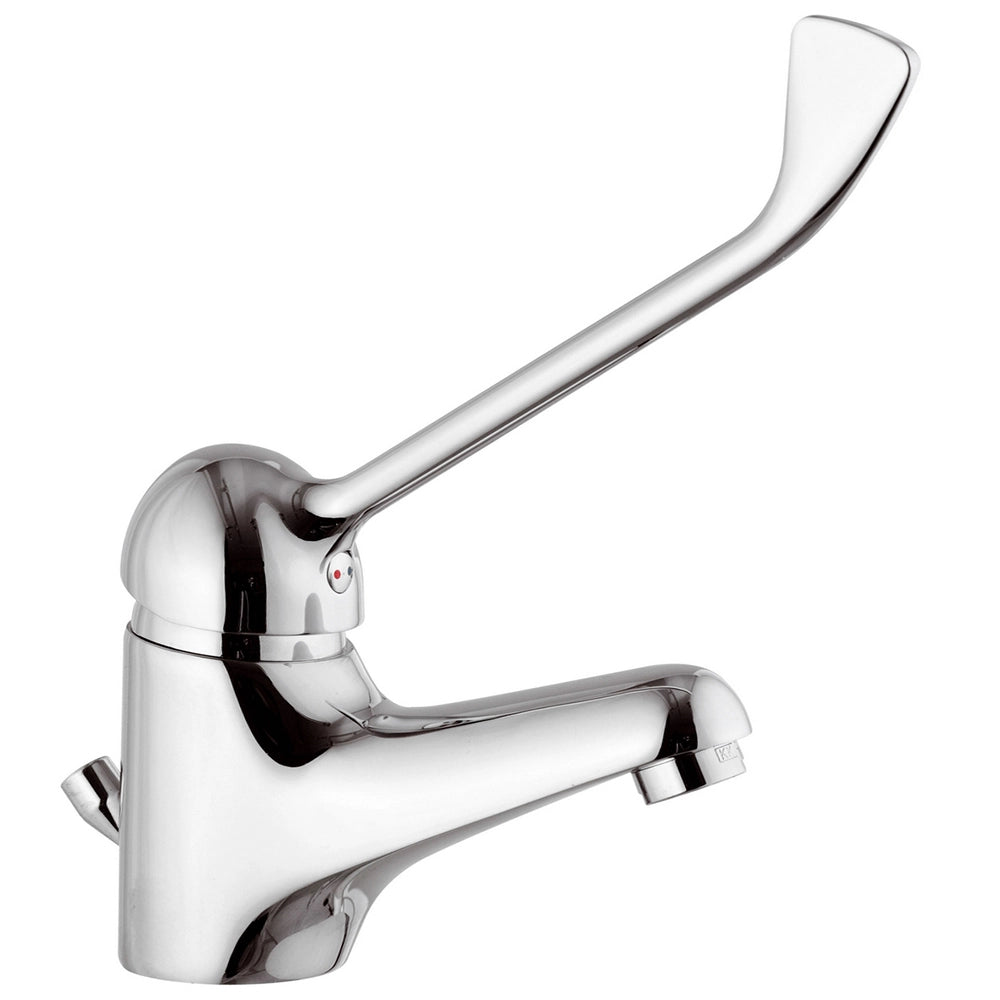 Miscelatore lavabo in ottone cromato con leva clinica linea Mariani Epic