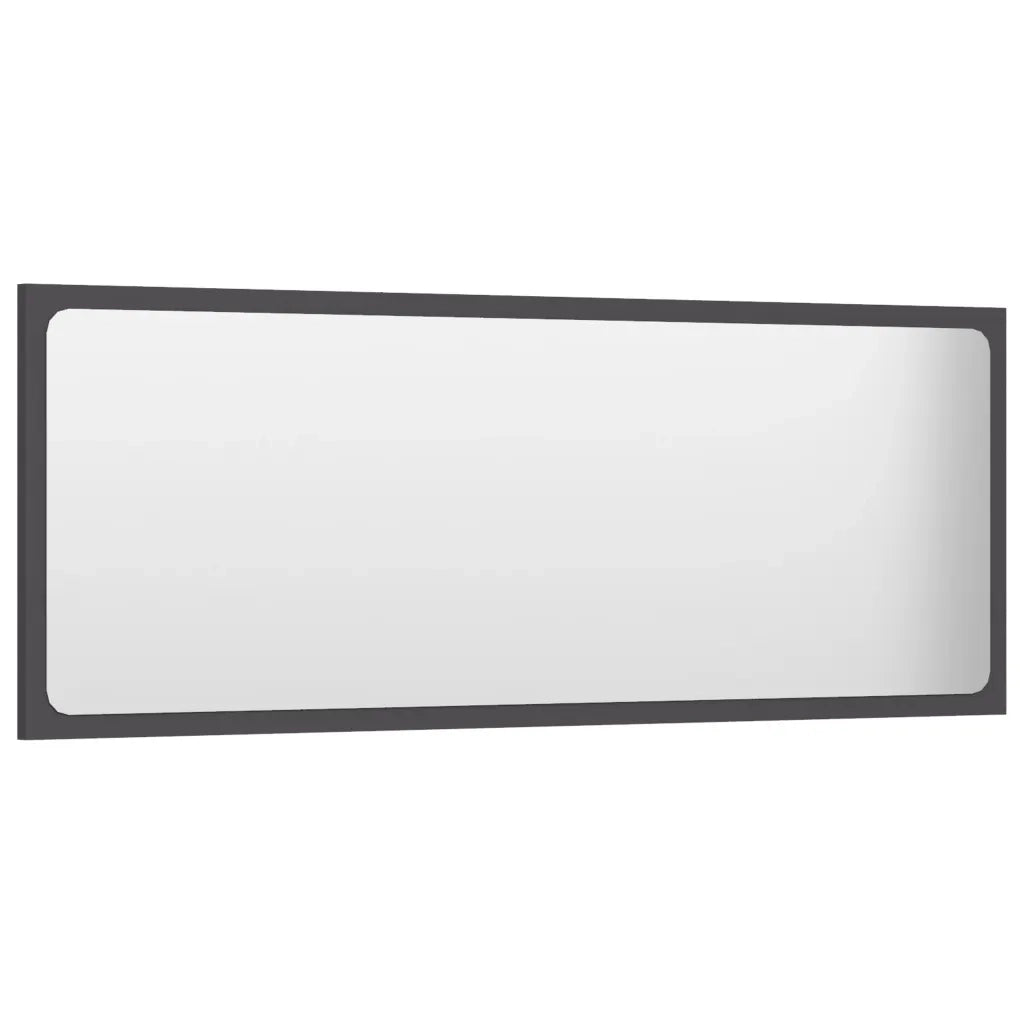 Specchio da Bagno Grigio 100x1,5x37 cm in Truciolato cod mxl 60171