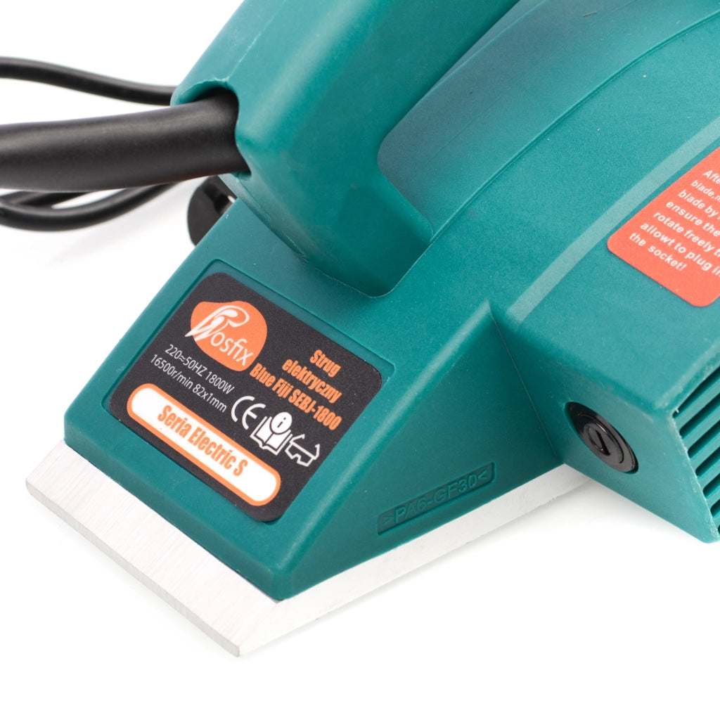 Strug Elettrico Blue Fiji SEBJ-1800 – Motore Potente 1500W, 16.000 RPM | Larghezza 82mm, Profondità 1mm