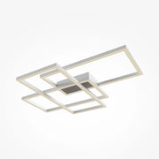 Maytoni Plafoniera moderna Rida 3 luci LED integrato bianco alluminio