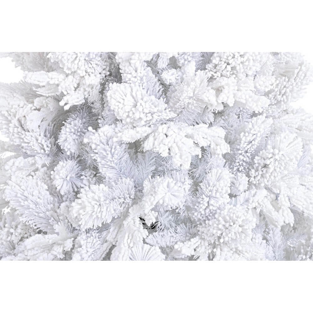 Albero di Natale Arlberg bianco innevato H240 con 2513 rami