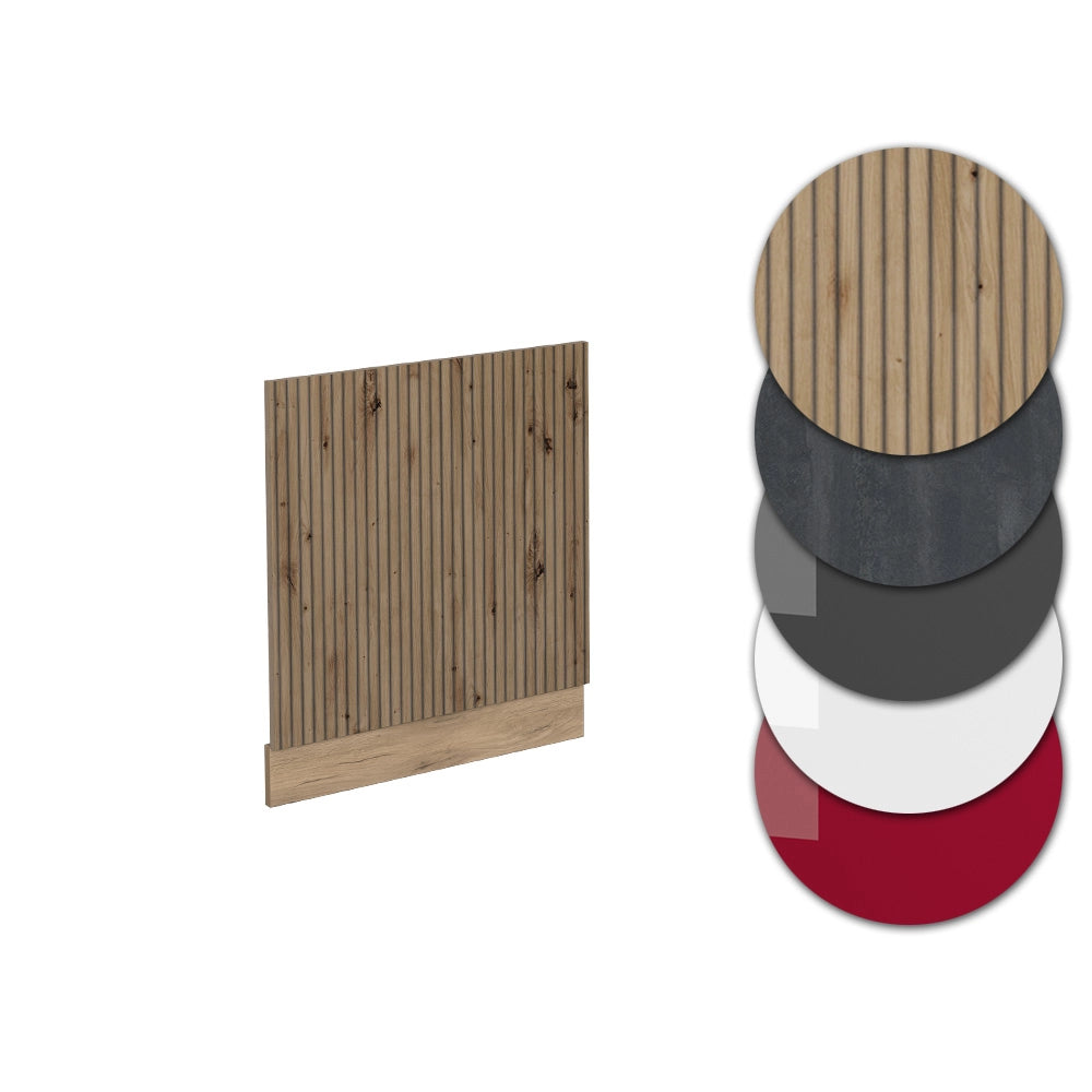Pannello frontale R-Line Rovere artigianale/Rovere dorato 60 cm senza piano di lavoro Vicco