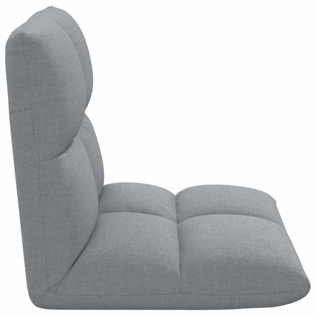 Sedia da Pavimento Grigio chiaro 50 x 61 x 57 cm Tessuto 42028142