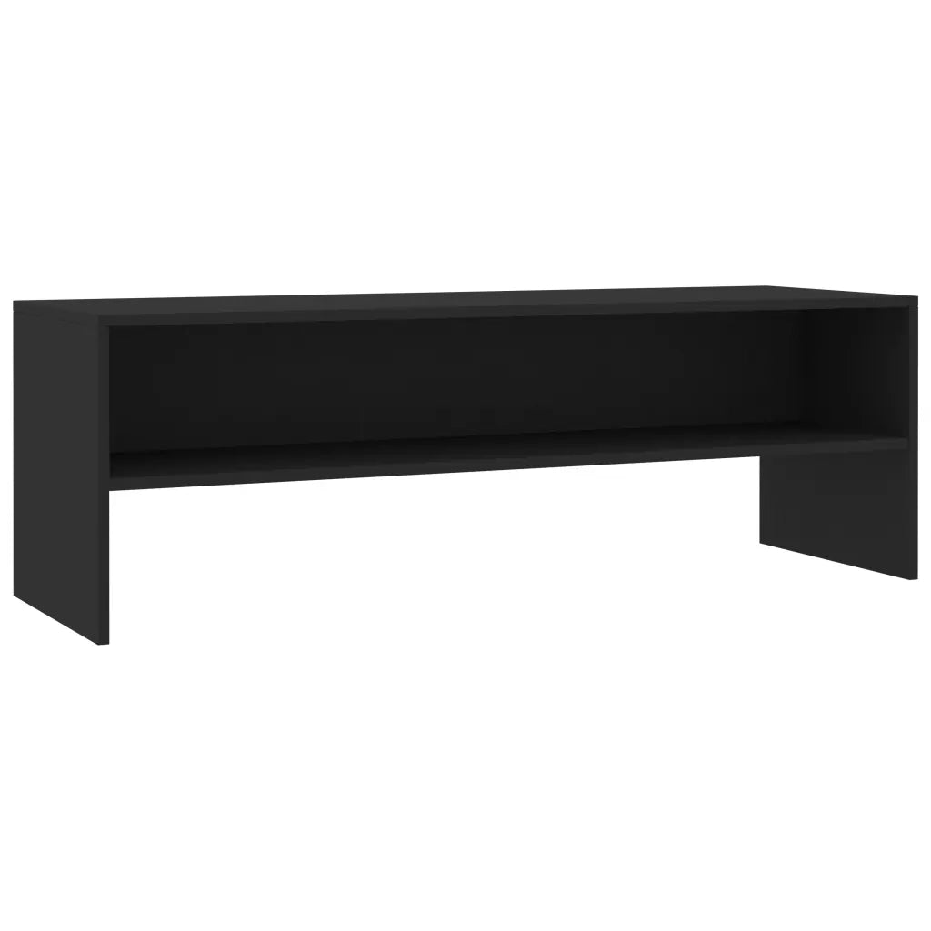 Mobile Porta TV-Credenza TV Nero 120x40x40 cm in Legno Multistrato