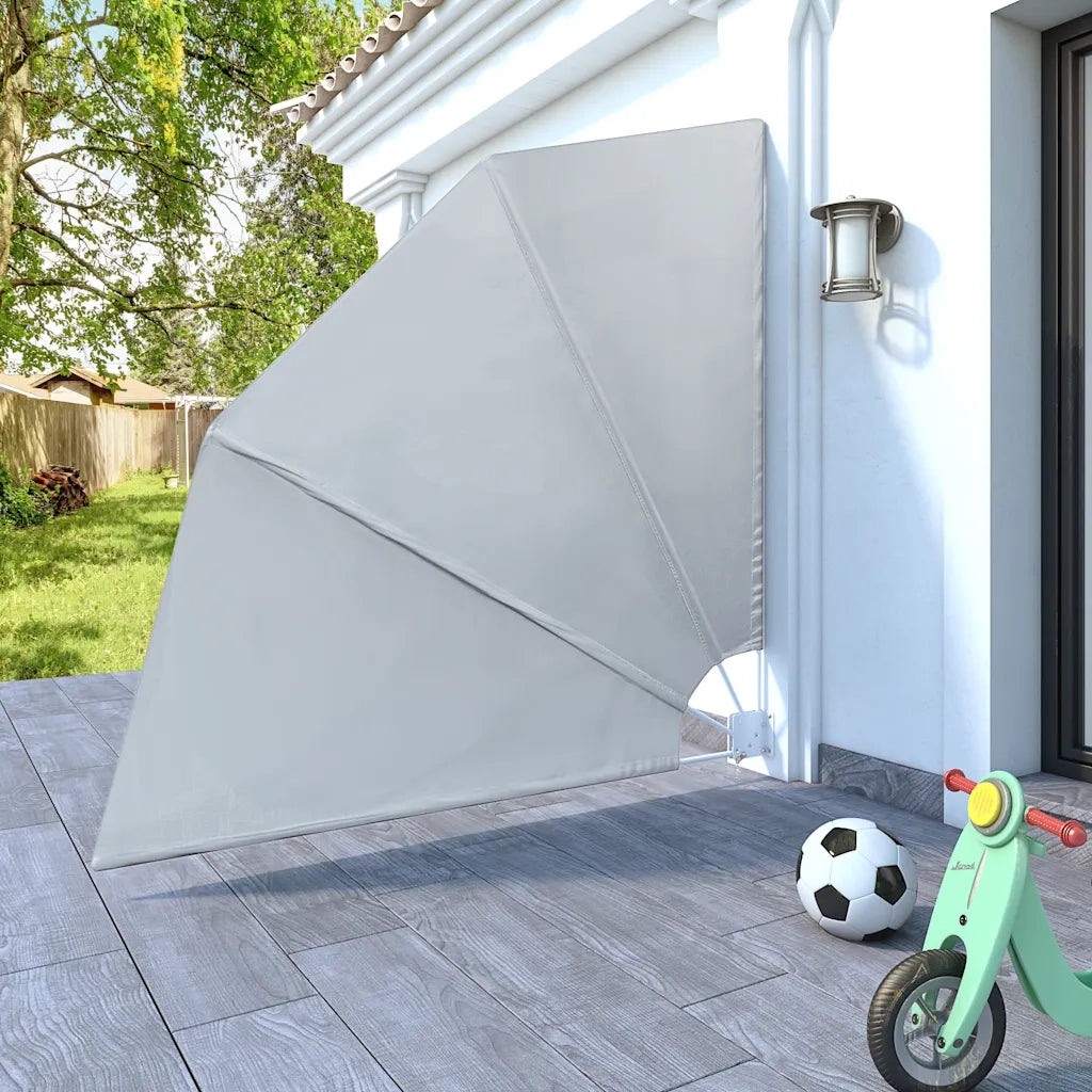 Tenda Laterale per Balcone Pieghevole Grigio 210x210 cm cod mxl 12686