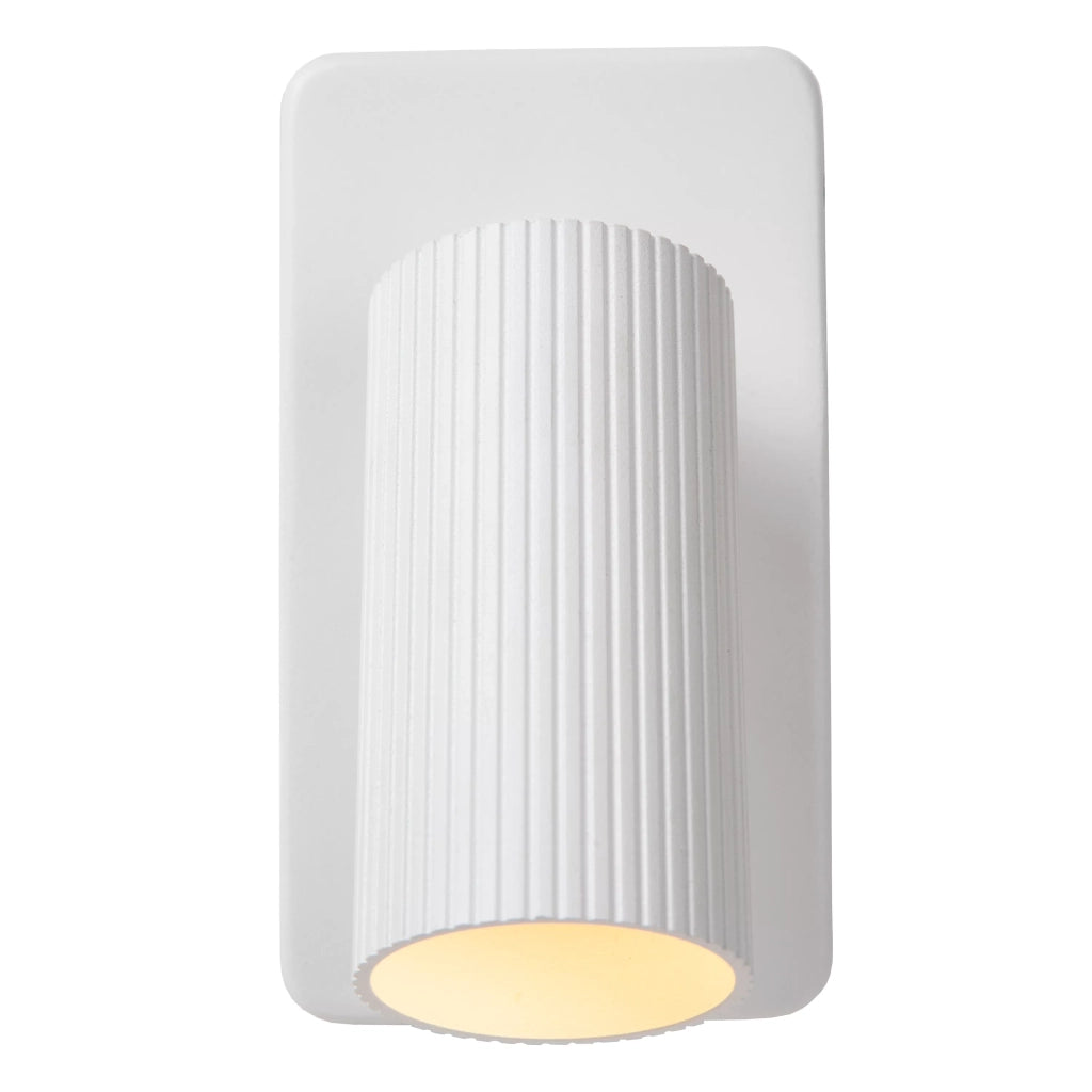Applique spot bianca CLUBS 1 luce GU10 40W alluminio Lucide