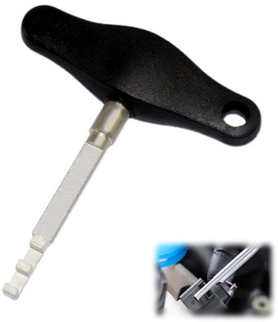 Modulo di accensione kit a manovella, bobina di manovella, strumento di disconnessione del connettore, strumento per la rimozione dei connettori della cima della cavo, manovella per i connettori elettrici Compatibile con VW, Audi, Golf, Porsche