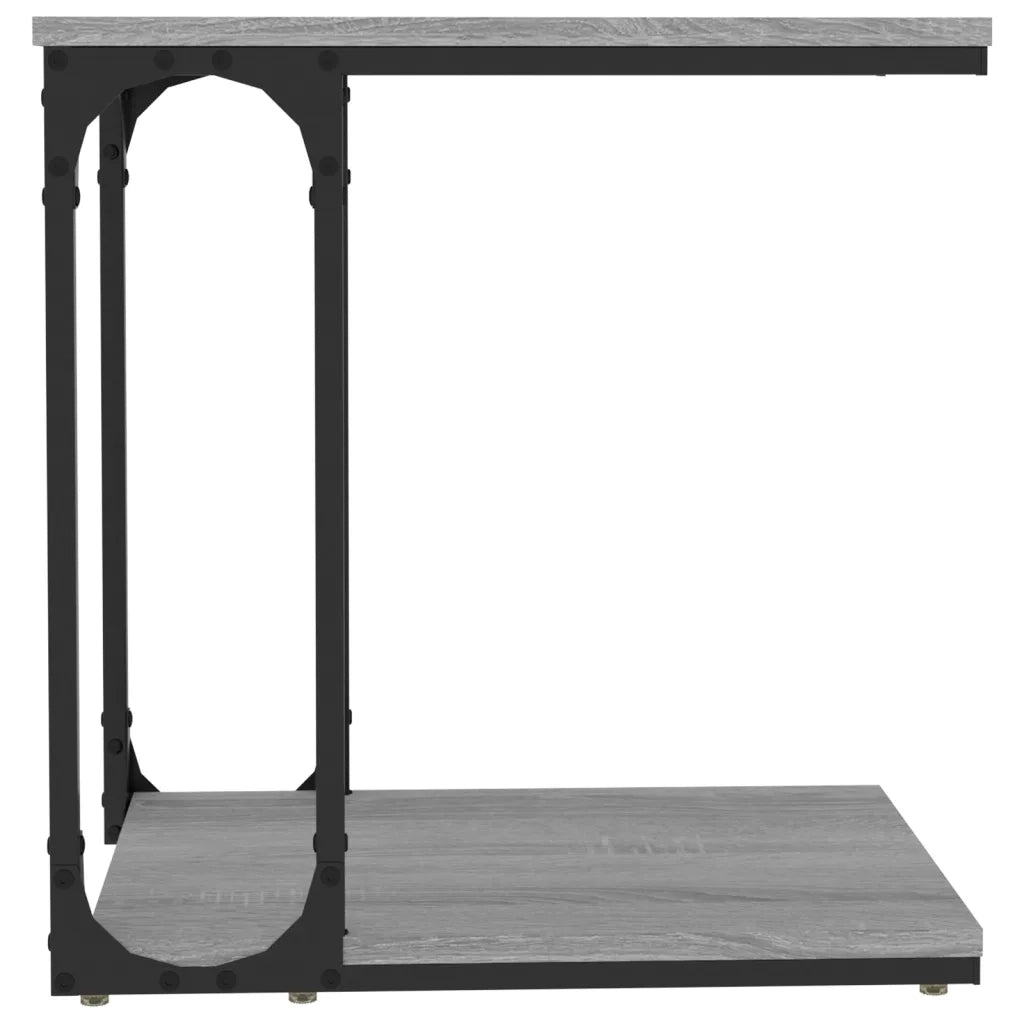 Tavolino Grigio Sonoma 50x35x52 cm in Legno Multistrato 825815