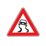 Cartello Stradale Strada Sdruciolevole