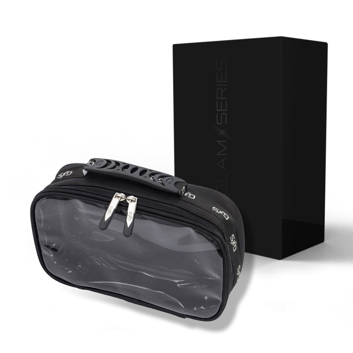 GlamSeries GlamPacker Trousse da borsa 270 x 165 x 75 mm, beauty case, astuccio per make-up rivestito in PVC con coperchio trasparente