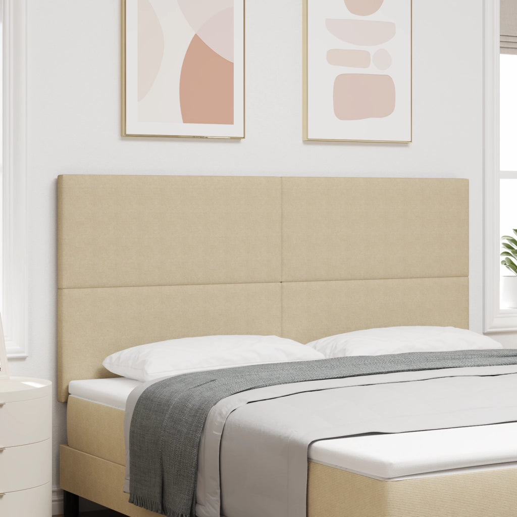 Testiera  Design Semplice Verde Chiaro Grigio 180 cm in Tessuto Vellutato
