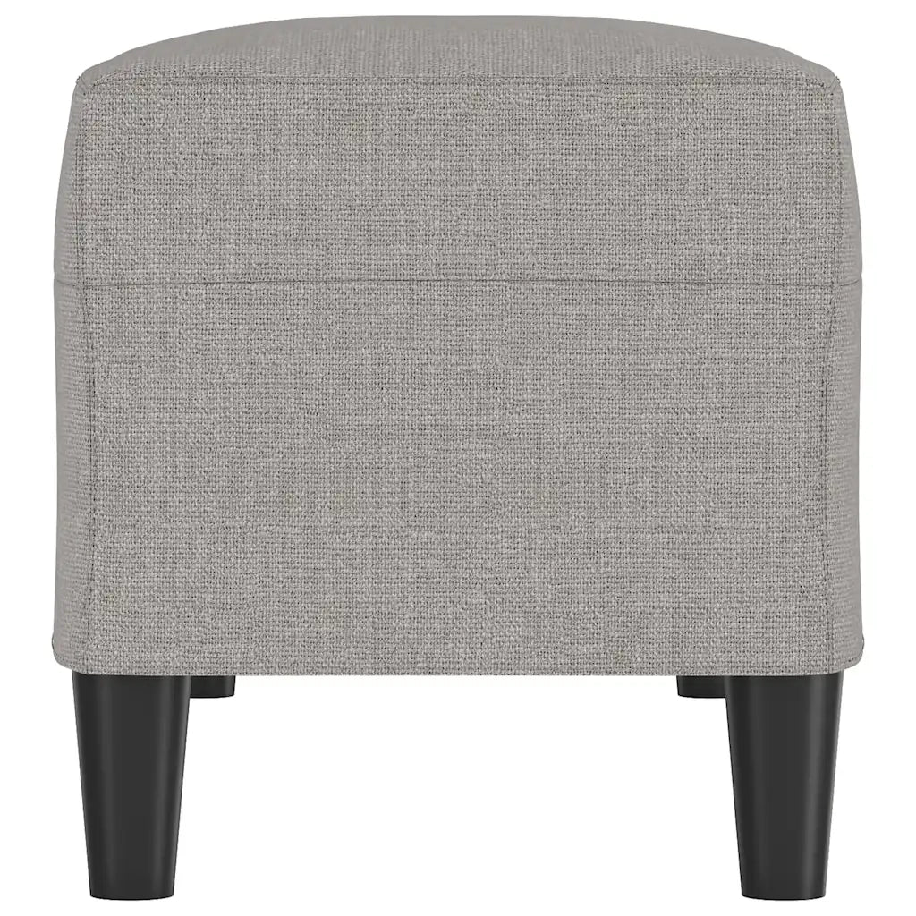 Panca Grigio chiaro 100x35x41 cm in Tessuto