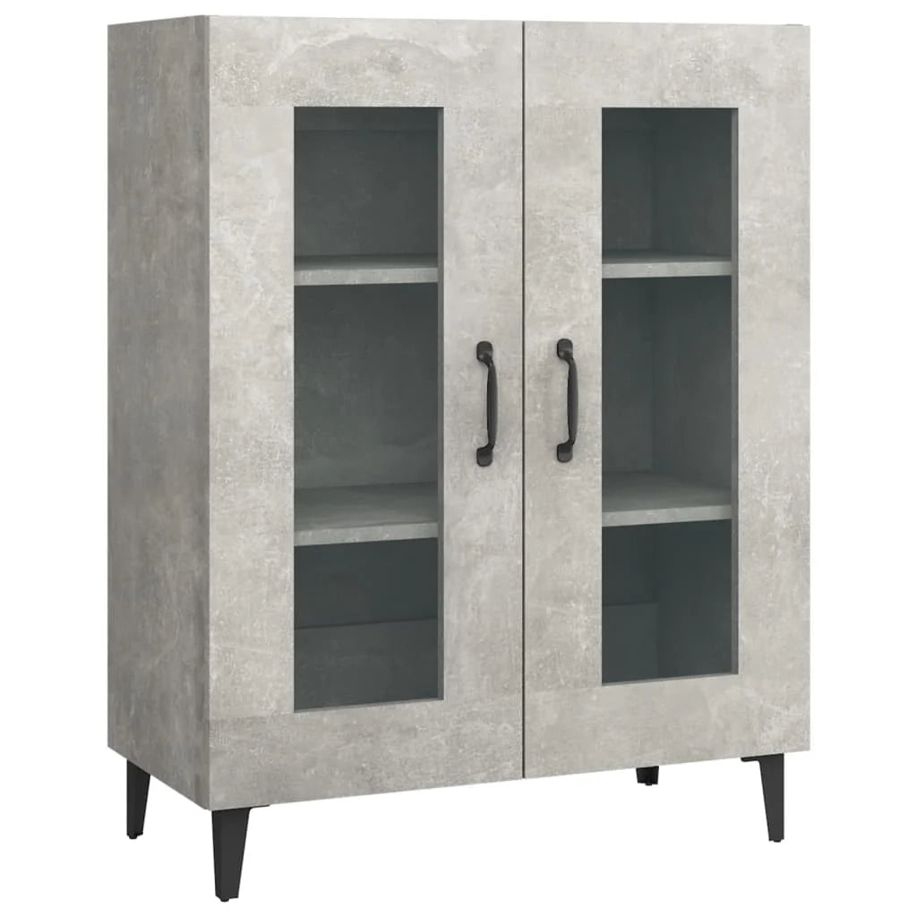 Buffet credenza cassettiera armadio mobile contenitore organizer per cucina soggiorno salotto 69,5 x 34 x 90 cm legno ingegnerizzato grigio 02_0032057
