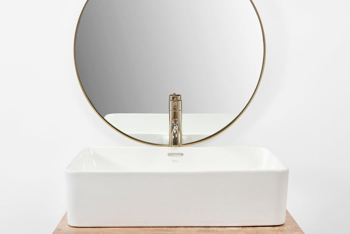 Lavabo Da Appoggio Rea Berta 55 White