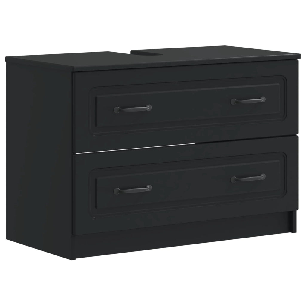 Armadio per Lavabo da Bagno UTRECHT Nero 82 x 41 x 56 cm 897676