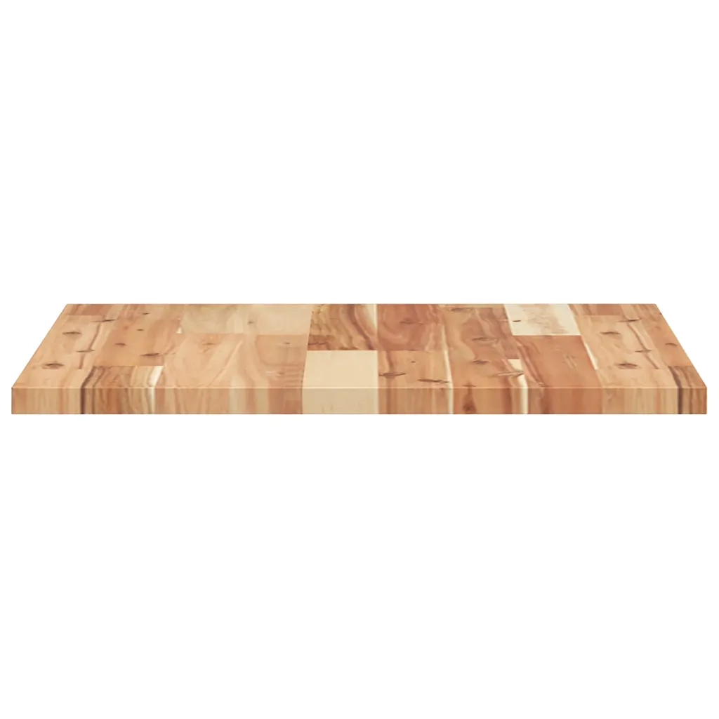 Piano Tavolo Quadrato 50x50x2 cm in Legno Massello di Acacia