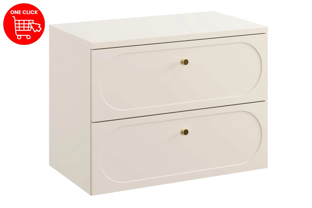 Set mobili bagno 80 cm con piano Donna Sand 80 cm