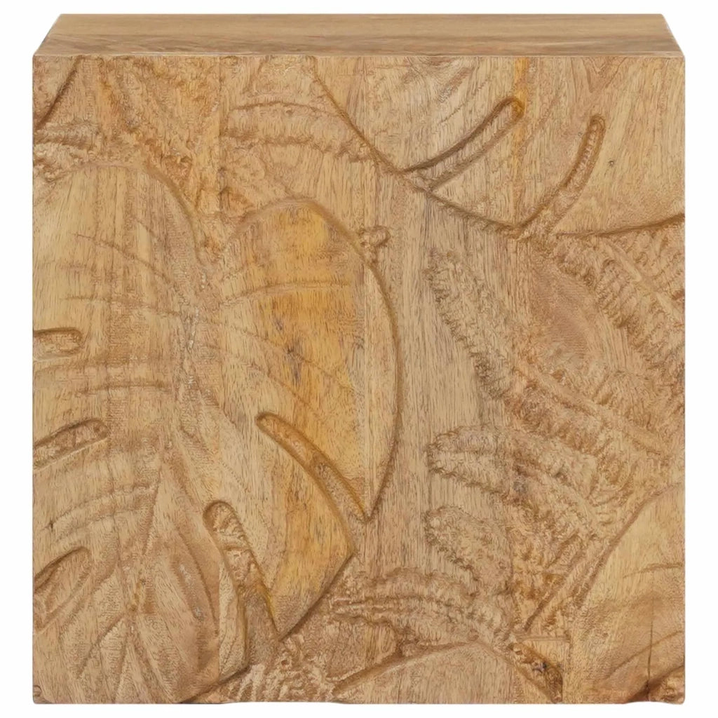 Comodino a muro fatto a mano Marrone Teak 40x30x40 cm 42020118