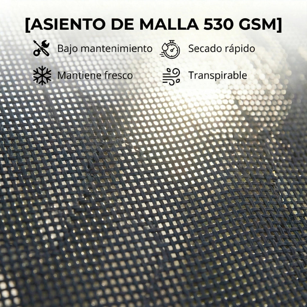 Poltrona reclinabile con ruote ¨C zephmum ¨C tessuto grigio