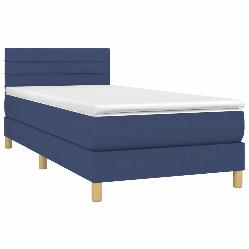 Giroletto a Molle con Materasso Blu 100x200 cm in Tessutocod mxl 75553