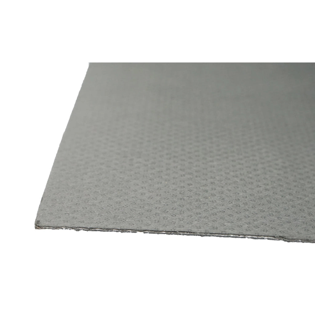 Bobina di gomma con inserto metallico, l = 0,5 m, L = 1 m, spessore = 1,2 mm (colore grigio)