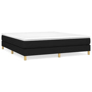 Letto matrimoniale | Letto per adulti | Struttura Letto a Rete a Molle Nero 160x200 cm in Tessuto