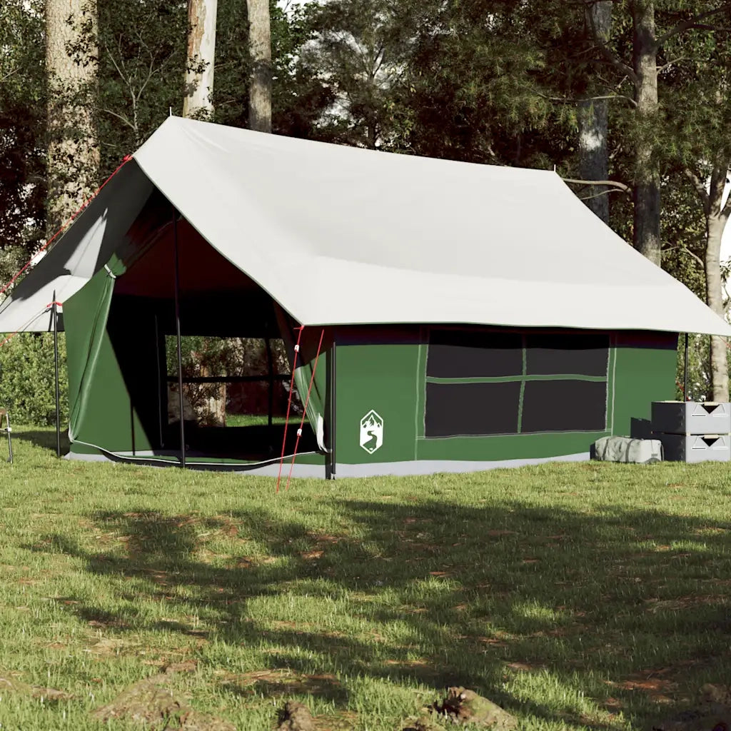 Tenda da Campeggio per 5 Persone-Tenda per Famiglie Verde Impermeabile 343880