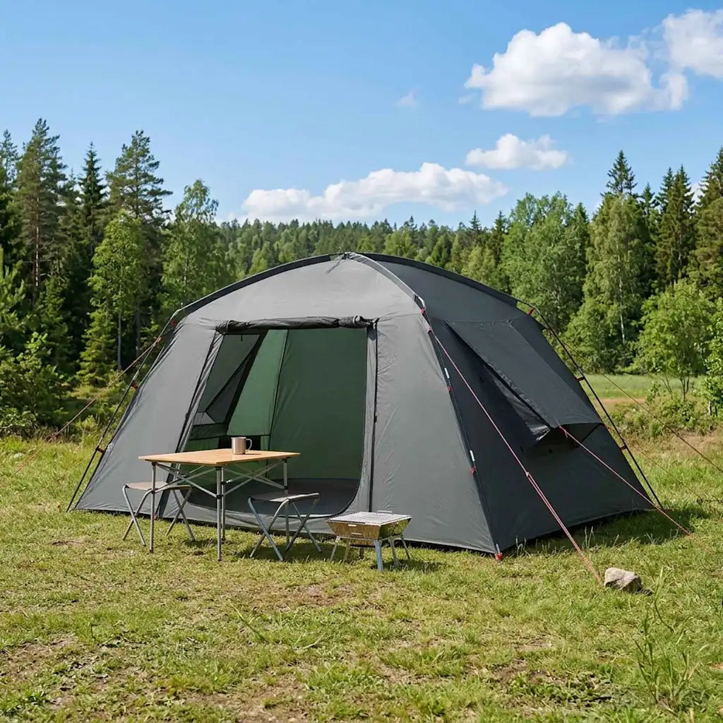 Tenda Capanna Verde militare 400 x 210 x 180 cm Poliestere 42028518