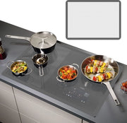 Mat di induzione 80 x 52 cm - Siliconico multifunzionale - Antiscivolo - Resistente ai graffi - Riciclabile - Resistente al calore fino a 250 °C - Protezione per la superficie del piano cottura