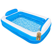 Akitaink Piscina Gonfiabile 200x150 cm con Cuscini