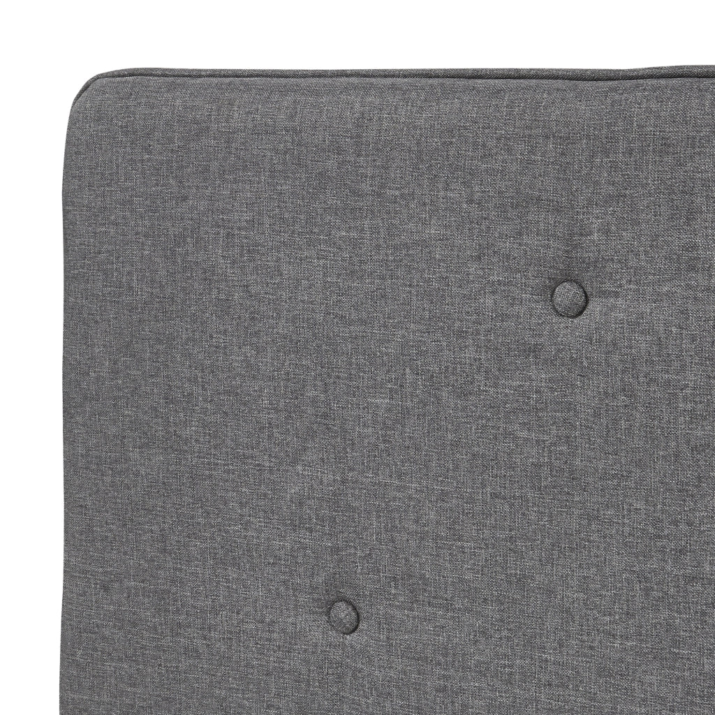 Testiera Letto Tokke Testata Imbottita da Parete 180x48 cm Grigio [en.casa]