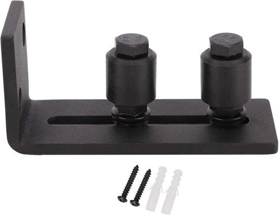 Regolabile guida di sfusatura in acciaio di carbonio con doppie ruote - per accessori di hardware per porta di sgrossatura