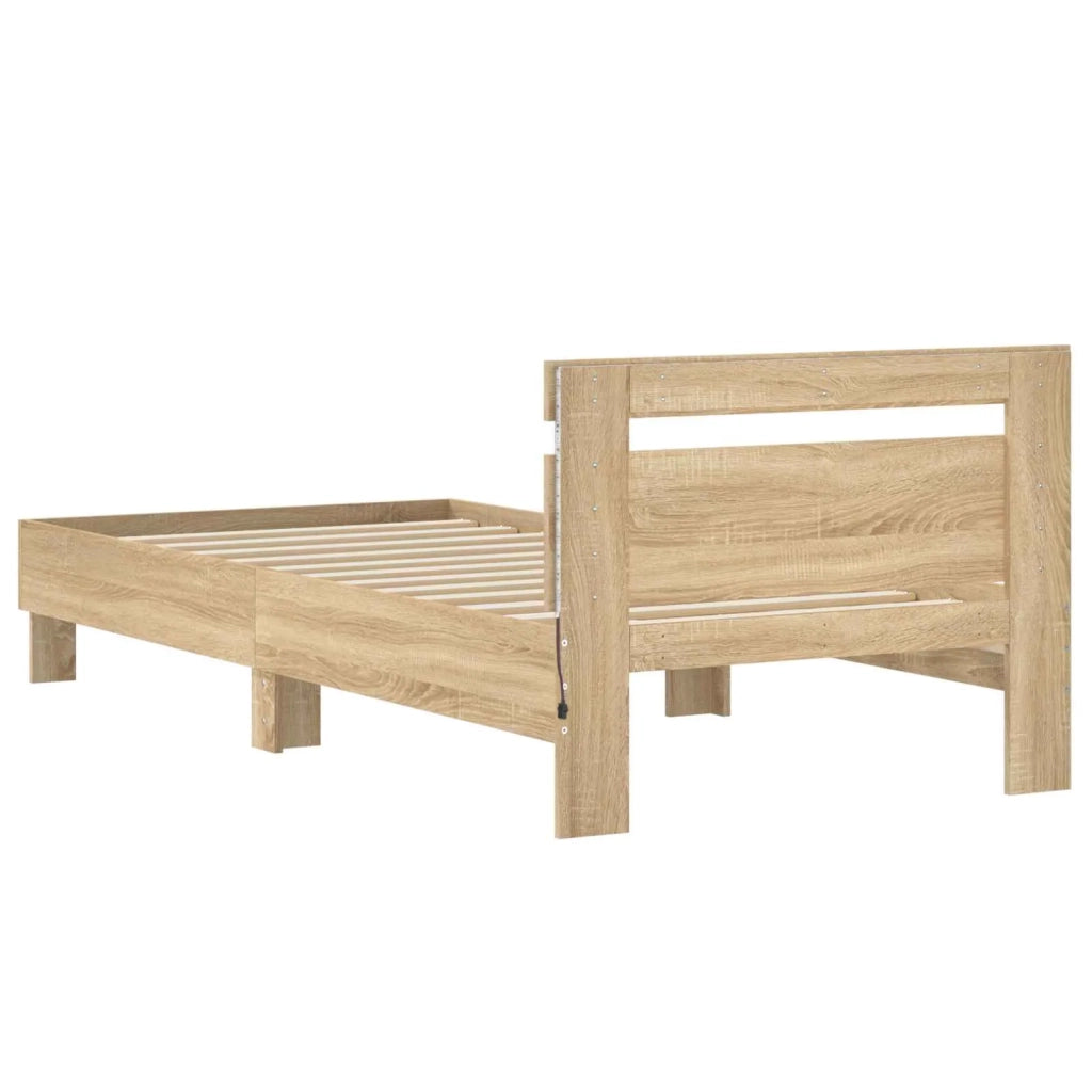 Struttura del letto Rovere Sonoma Legno ingegnerizzato 8008989