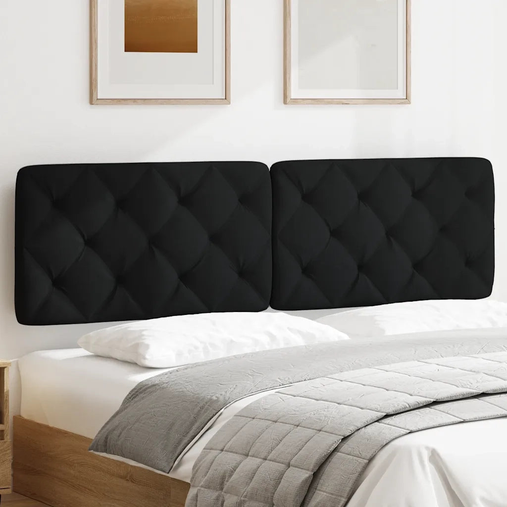 Cuscino Testiera Nero 180 cm in Tessuto CFW8399762