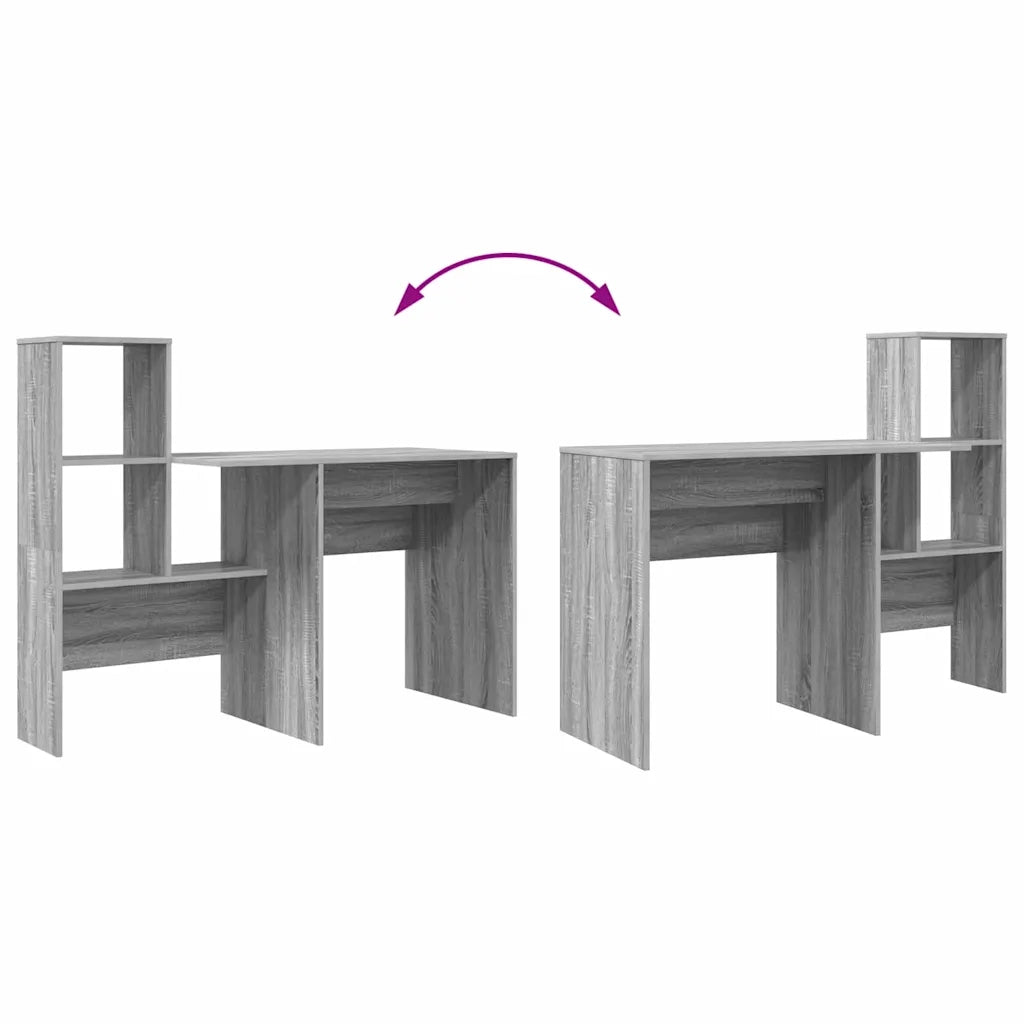Scrivania Grigio Sonoma Legno ingegnerizzato 869303