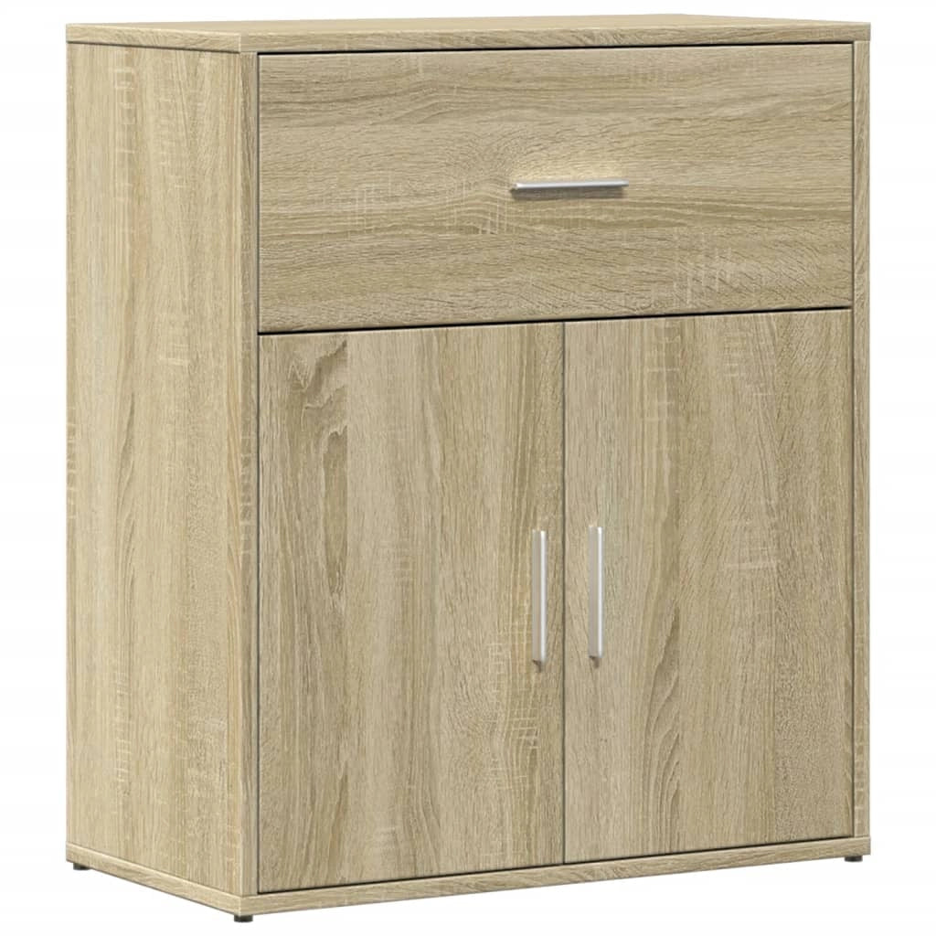 Buffet credenza cassettiera armadio mobile contenitore organizer per cucina soggiorno salotti set da 2 Sonoma 60 x 31 x 70 cm legno ingegnerizzato marrone 02_0036815