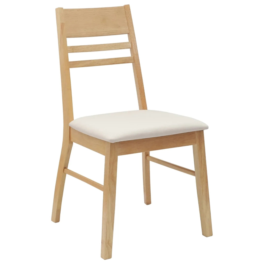 Sedie da pranzo 2 pcs Naturale 43 x 54 x 89 cm