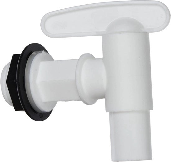 Viti di scarico per barile di pioggia da 220 a 500 L - 19 mm (3/4") con vite di chiusura e controdado da Garantia