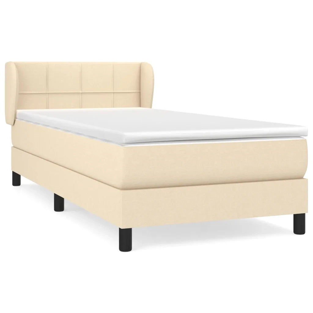 Giroletto a Molle con Materasso Crema 100x200 cm in Tessutocod mxl 73997