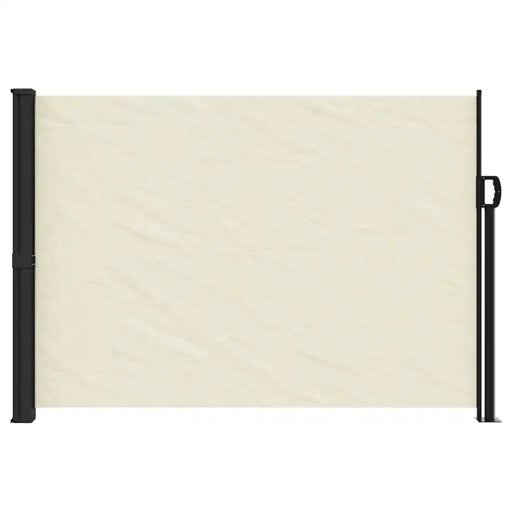 Tenda da Sole Laterale Retrattile-Tenda parasole per balcone per giardino Crema 140x300 cm