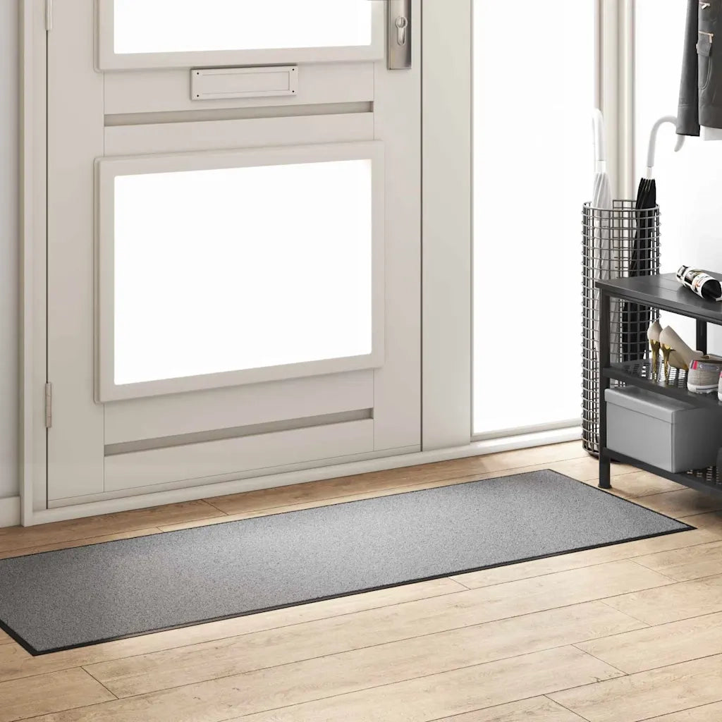 Tappetino Grigio e Nero 60 x 180 cm 100% Poliammide 4100771