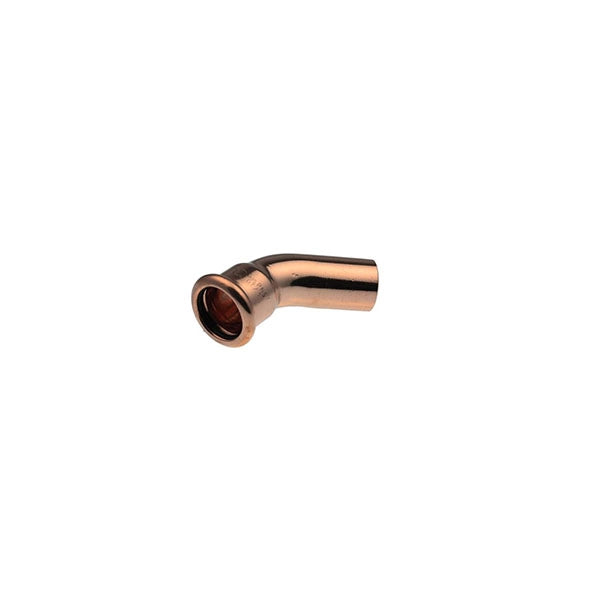 Curva pressare 45 RAME GAS press fitting  M/F  15 profilo M