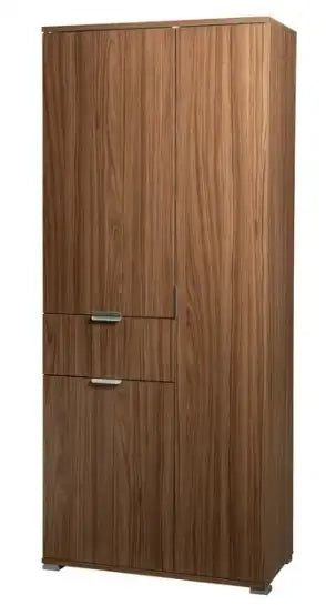 Robuschi 2400alm Armadio, Legno, Noce Almendra, P38xL75xH174 cm